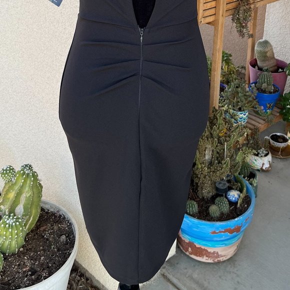 Forever 21 Hidden Label Black Knit Party Dress Women Size Small - Picture 9 of 12